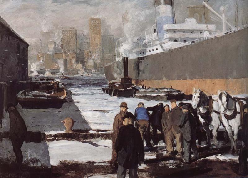 George Wesley Bellows Docker oil painting picture